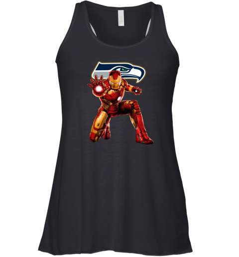 NFL Iron Man Seattle Seahawks Racerback Tank