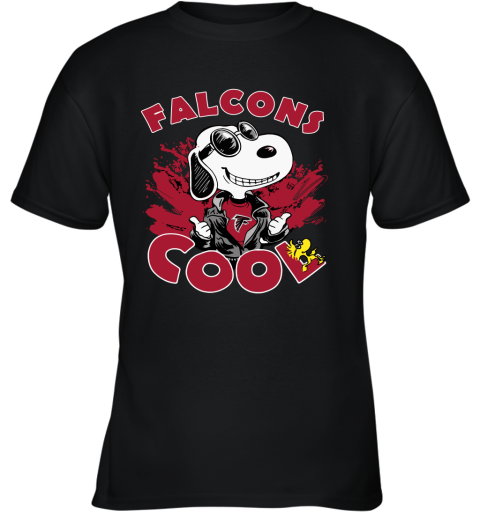 Atlanta Falcons Snoopy Joe Cool We're Awesome Youth T-Shirt