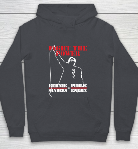 Fight The Power Bernie Sanders Public Enemy Youth Hoodie 5
