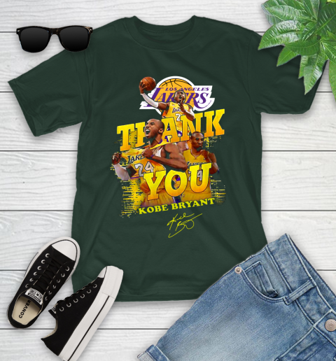 Great Thank you Kobe Bryant Los Angeles Lakers signature shirt 97