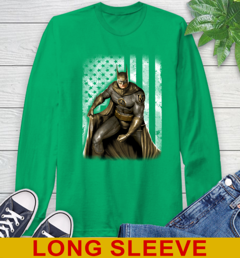 Vegas Golden Knights NHL Hockey Batman DC American Flag Shirt Long Sleeve T-Shirt 8