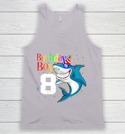 Kids 8th Birthday Boy Shark Shirts 8 Jaw Some Four Tees Boys 8 Years Old Tank Top 3