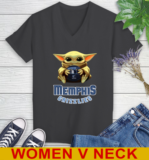 NBA Basketball Memphis Grizzlies Star Wars Baby Yoda Shirt 85
