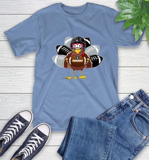 Oakland Raiders Turkey Thanksgiving Day T-Shirt 11