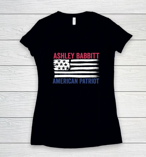 Ashley Babbitt American Patriot Women's V-Neck T-Shirt