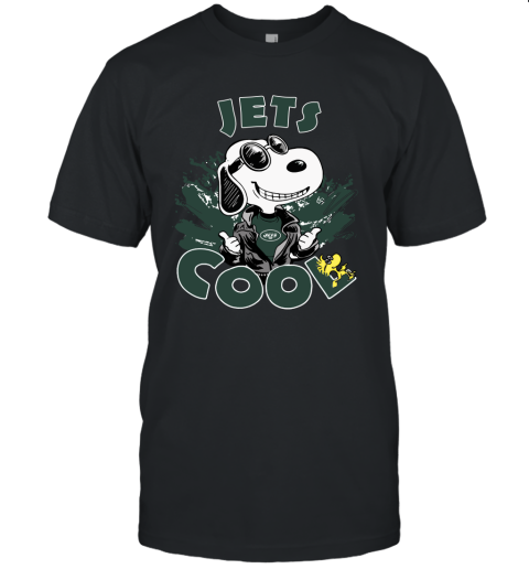 New York Jets Snoopy Joe Cool We're Awesome Unisex Jersey Tee