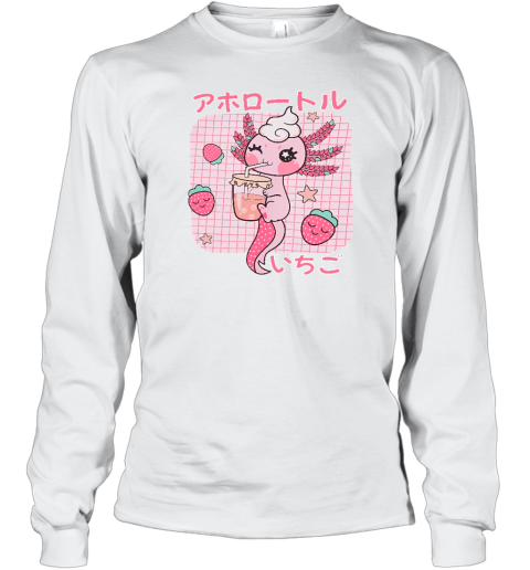 Michelle Otter Strawberry Axolotl Long Sleeve T