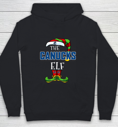 Vancouver Canucks Christmas ELF Funny NHL Youth Hoodie