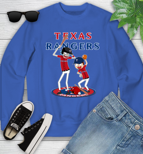 MLB Texas Rangers Rick And Morty Baseball 122