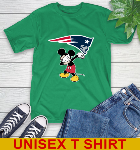 New England Patriots NFL Football Dabbing Mickey Disney Sports T-Shirt 7