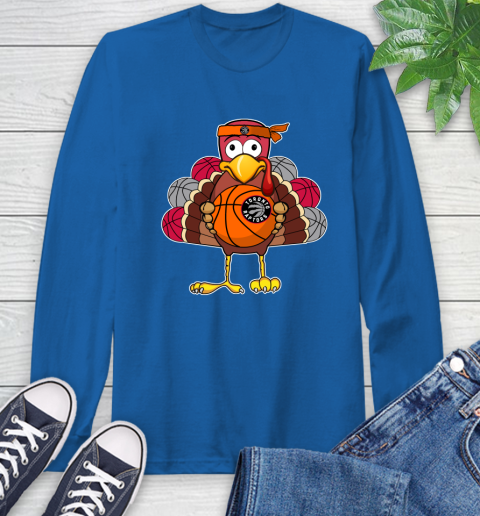 Toronto Raptors Turkey thanksgiving day Long Sleeve T-Shirt 9