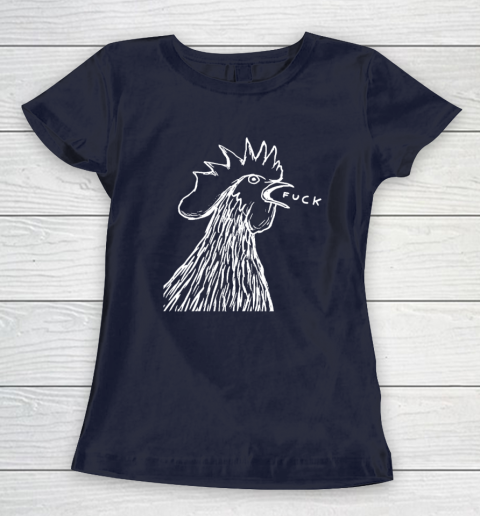 Funny Chicken Rooster Saying FUCK Women's T-Shirt 2
