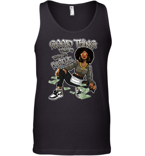 Jordan 1 Mocha Matching Sneaker Tshirt For Woman For Girl Good Things Come To Those Who Hustle White Jordan Shirt