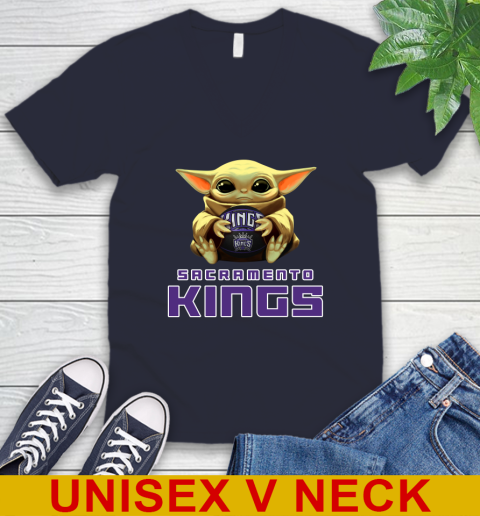NBA Basketball Sacramento Kings Star Wars Baby Yoda Shirt 51