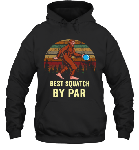 Sasquatch Disc Golf Gift Bigfoot Vintage Hoodie