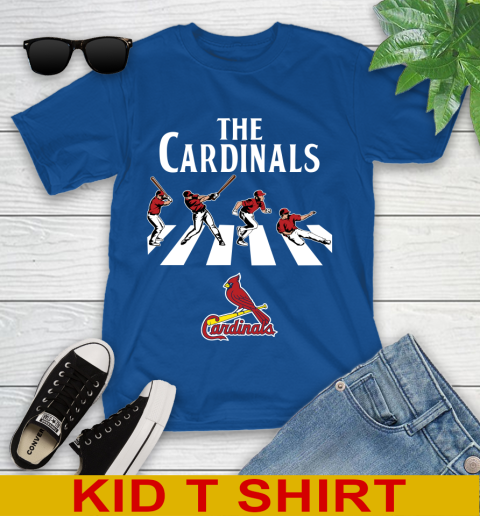 MLB Baseball St.Louis Cardinals The Beatles Rock Band Shirt Youth T-Shirt 10