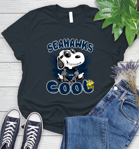 NFL Football Seattle Seahawks Cool Snoopy Shirt Women's T-Shirt 6
