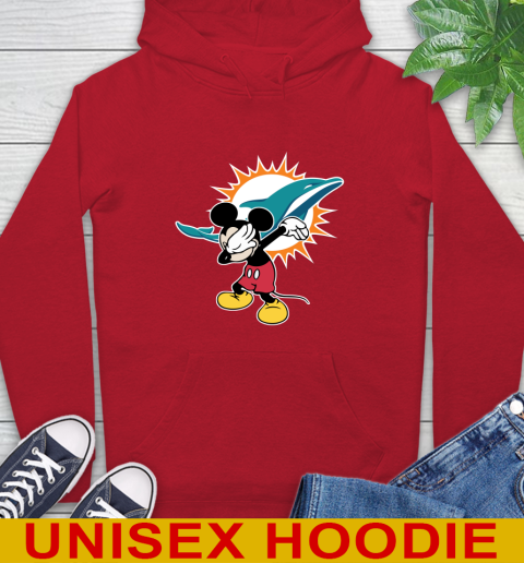 Miami Dolphins NFL Football Dabbing Mickey Disney Sports Hoodie 10