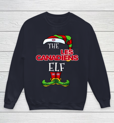 Montreal Canadiens Christmas ELF Funny NHL Youth Sweatshirt 3 Montreal Canadiens Christmas ELF Funny NHL Youth Sweatshirt - Image 3