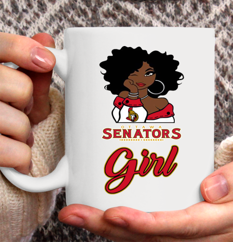 Ottawa Senators Girl NHL Ceramic Mug 11oz 2
