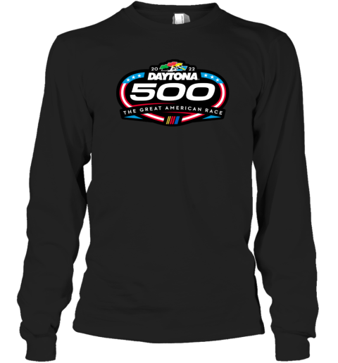 2022 Daytona 500 The Great American Race Event Logo Long Sleeve T-Shirt