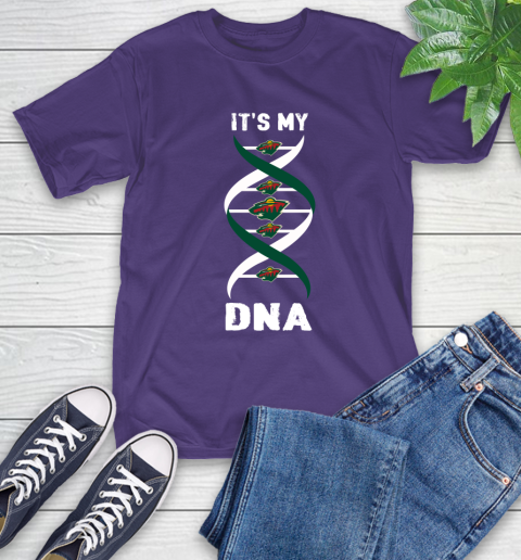 Minnesota Wild NHL Hockey It's My DNA Sports T-Shirt 5