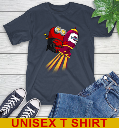 NBA Basketball Cleveland Cavaliers Deadpool Minion Marvel Shirt T-Shirt 3