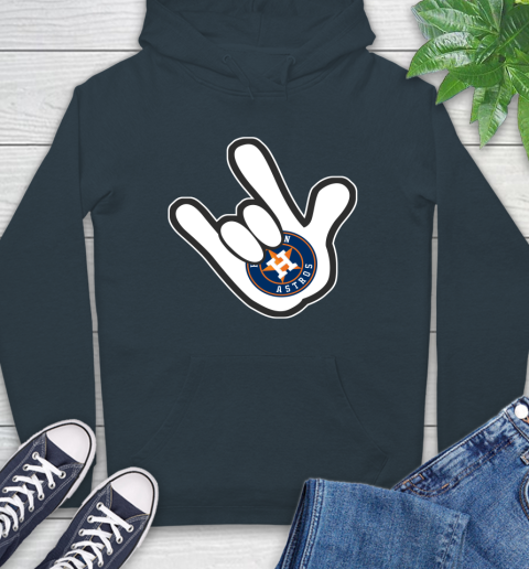 Houston Astros MLB Baseball Mickey Rock Hand Disney Hoodie 7