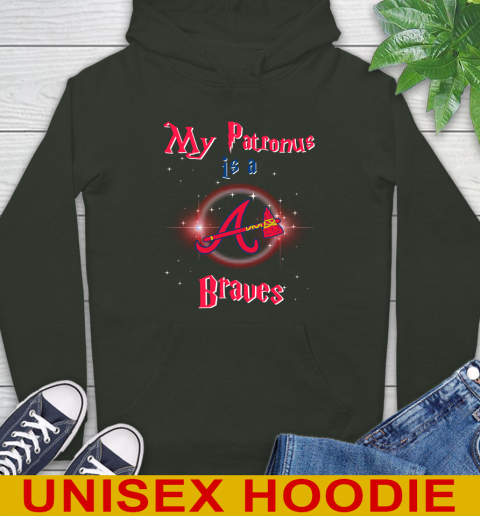 MLB Baseball Harry Potter My Patronus Is A Atlanta Braves Hoodie 12