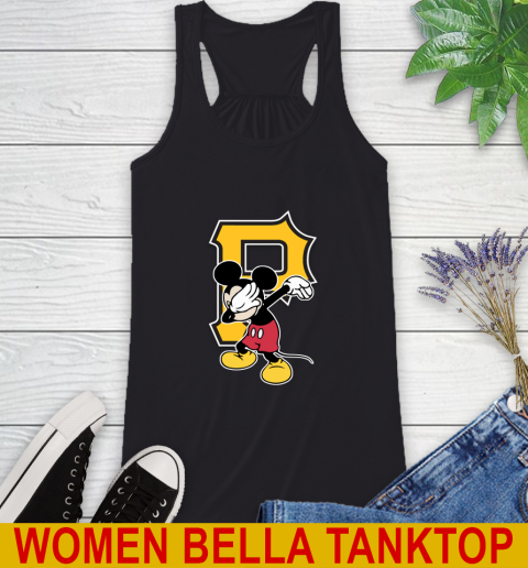 Pittsburgh Pirates MLB Baseball Dabbing Mickey Disney Sports Racerback Tank 2