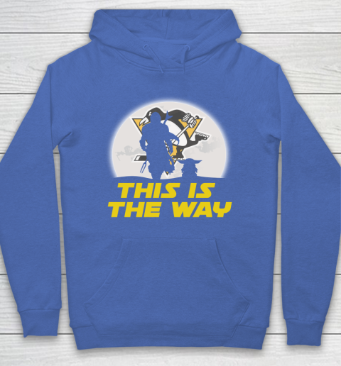 Pittsburgh Penguins NHL Ice Hockey Star Wars Yoda And Mandalorian This Is The Way Hoodie 6