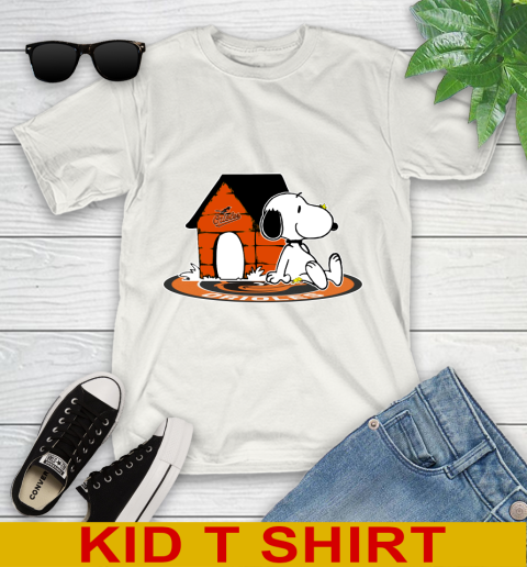MLB Baseball Baltimore Orioles Snoopy The Peanuts Movie Shirt Youth T-Shirt