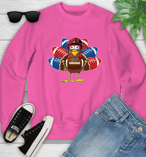Buffalo Bills Turkey Thanksgiving Day Youth Sweatshirt 7