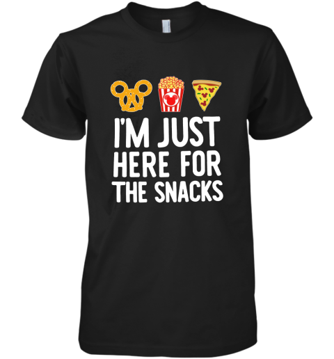 Mickey I Am Just Here For The Snacks Premium Men's T-Shirt