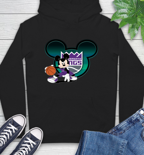 NBA Sacramento Kings Mickey Mouse Disney Basketball Hoodie 2