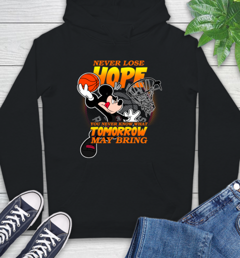 Toronto Raptors NBA Basketball Mickey Disney Never Lose Hope Hoodie