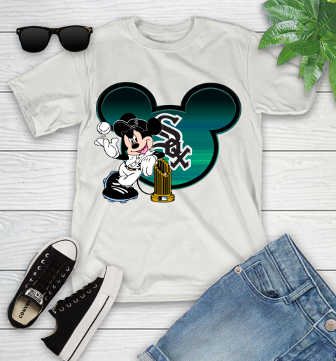 MLB Chicago White Sox The Commissioner's Trophy Mickey Mouse Disney Youth T-Shirt 12