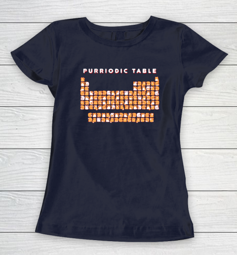 Purriodic Table Cat Funny Women's T-Shirt 2