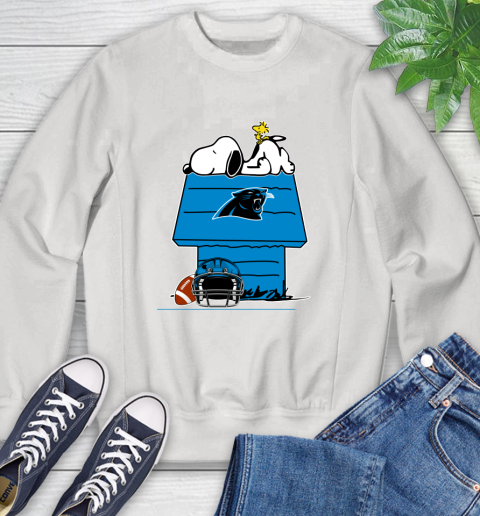 Carolina Panthers NFL Football Snoopy Woodstock The Peanuts Movie Sweatshirt