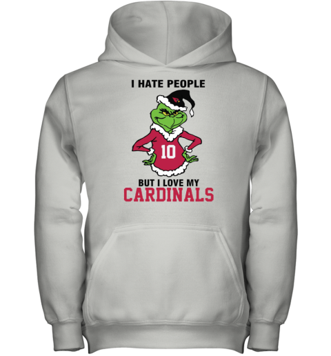 I Hate People But I Love My Cardinals Arizona Cardinals NFL Teams Youth Hoodie