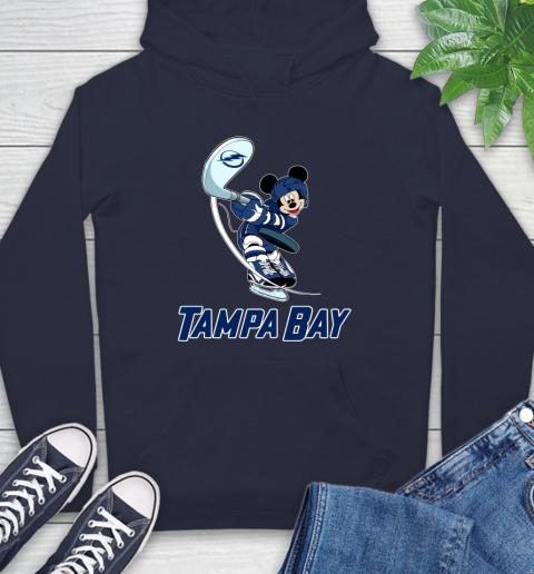 NHL Hockey Tampa Bay Lightning Cheerful Mickey Mouse Shirt Hoodie 4