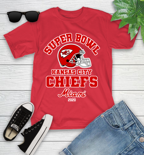Kansas City Chiefs Super Bowl Champion Miami Logo 2020 NFL Shirts 104