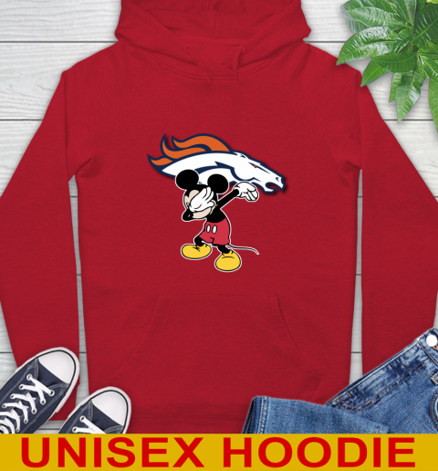Denver Broncos NFL Football Dabbing Mickey Disney Sports Hoodie 10