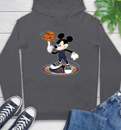 NBA Basketball New Orleans Pelicans Cheerful Mickey Disney Shirt Hoodie 7