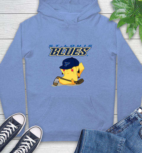 NHL Pikachu Hockey Sports St.Louis Blues Hoodie 11