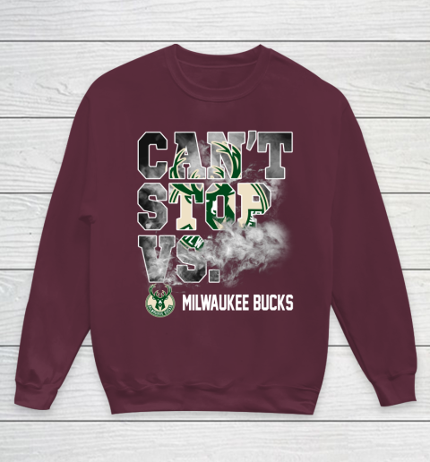 NBA Milwaukee Bucks Basketball Can't Stop Vs Youth Sweatshirt 4