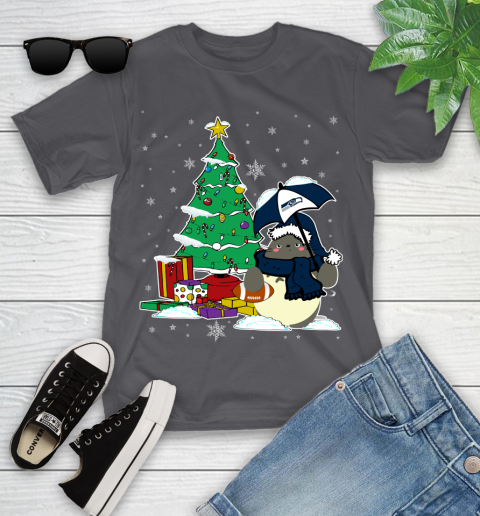 Seattle Seahawks NFL Football Cute Tonari No Totoro Christmas Sports Youth T-Shirt 6