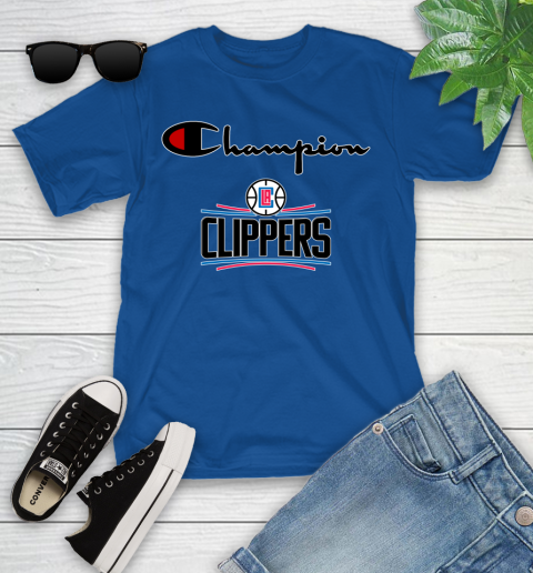 NBA Basketball LA Clippers Champion Shirt Youth T-Shirt 6
