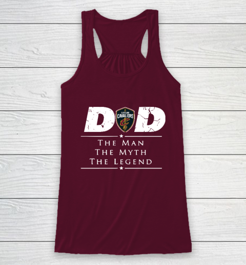 Cleveland Cavaliers NBA Basketball Dad The Man The Myth The Legend Racerback Tank 2