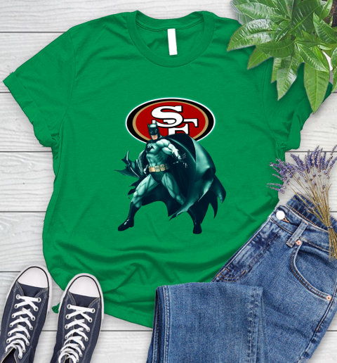 NFL Batman Football Sports San Francisco 49ers Women's T-Shirt 6